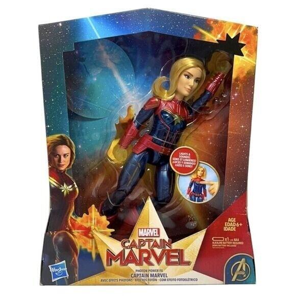 Avengers Captain Marvel Photon Power FX Electronic Super Hero Action Figure Doll - Picture 1 of 15